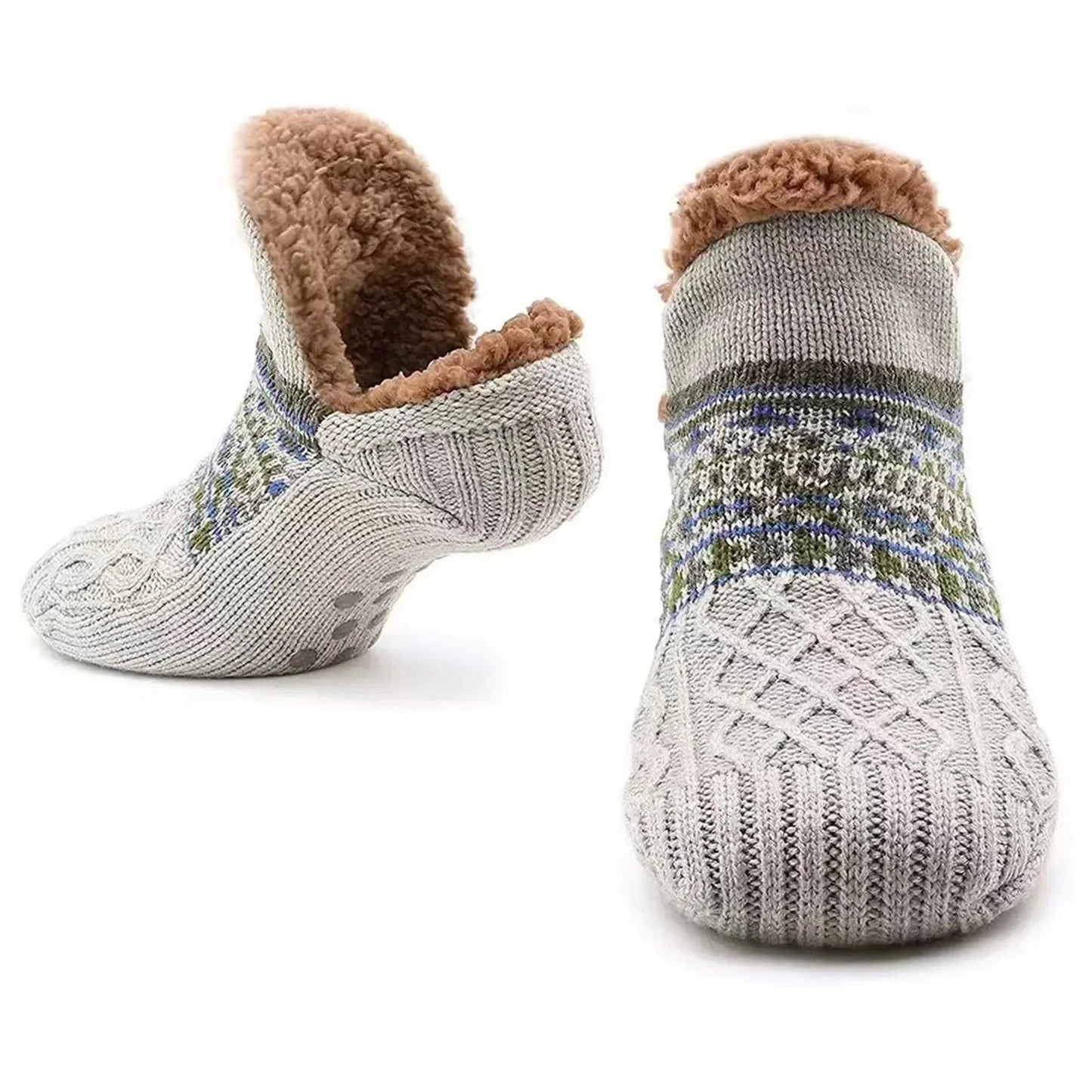 WarmGrip – Warme Antislip Wintersokken voor Thuisgebruik (Unisex)