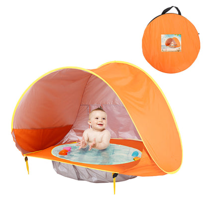 ZonNest Pop-up Baby Strandtent met Verkoelend Waterbadje