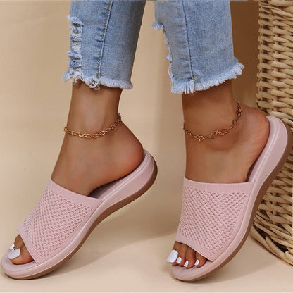 ComfortMesh Orthopedische Dames Slippers – Ademend & Verstelbaar
