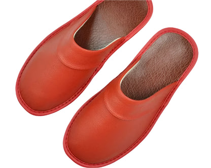 Vironzo Leren Herenslippers – Warme pantoffels voor heren – Comfort en stijl voor thuisgebruik in de winter