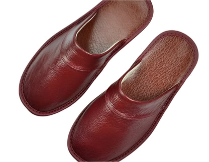 Vironzo Leren Herenslippers – Warme pantoffels voor heren – Comfort en stijl voor thuisgebruik in de winter