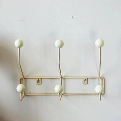 Vintage Metalen Wandhaken Set - Klassieke Kapstok voor Jassen en Accessoires