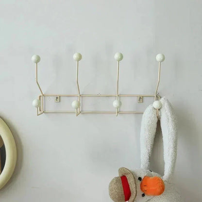 Vintage Metalen Wandhaken Set - Klassieke Kapstok voor Jassen en Accessoires