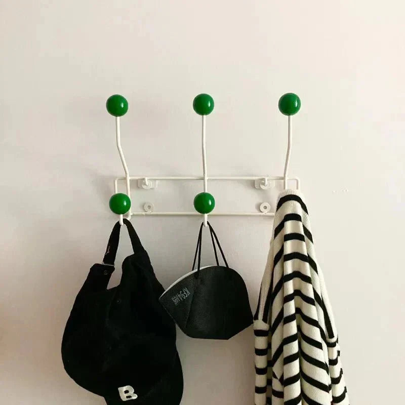 Vintage Metalen Wandhaken Set - Klassieke Kapstok voor Jassen en Accessoires
