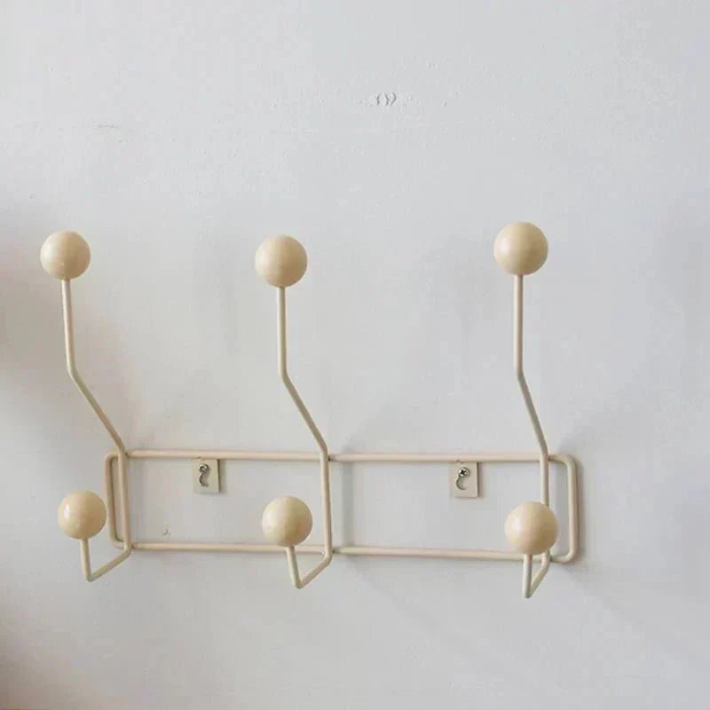 Vintage Metalen Wandhaken Set - Klassieke Kapstok voor Jassen en Accessoires