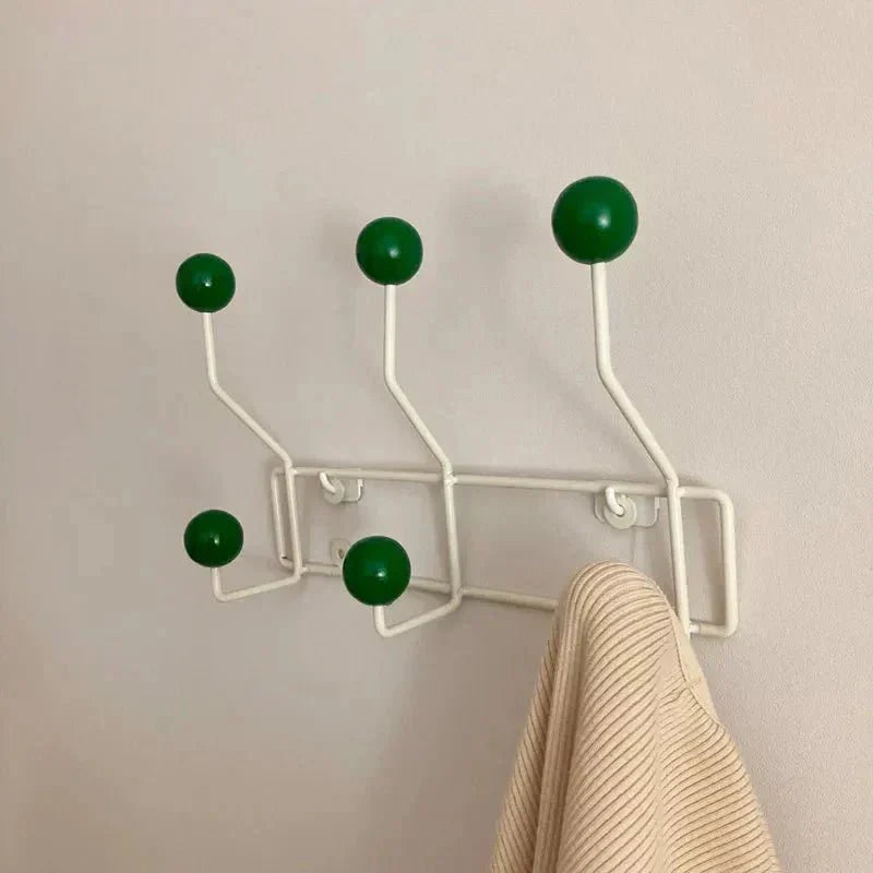Vintage Metalen Wandhaken Set - Klassieke Kapstok voor Jassen en Accessoires