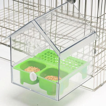 Externe Vogelvoerbak en Badhuis – Ruimtebesparende Anti-Mors Voederoplossing