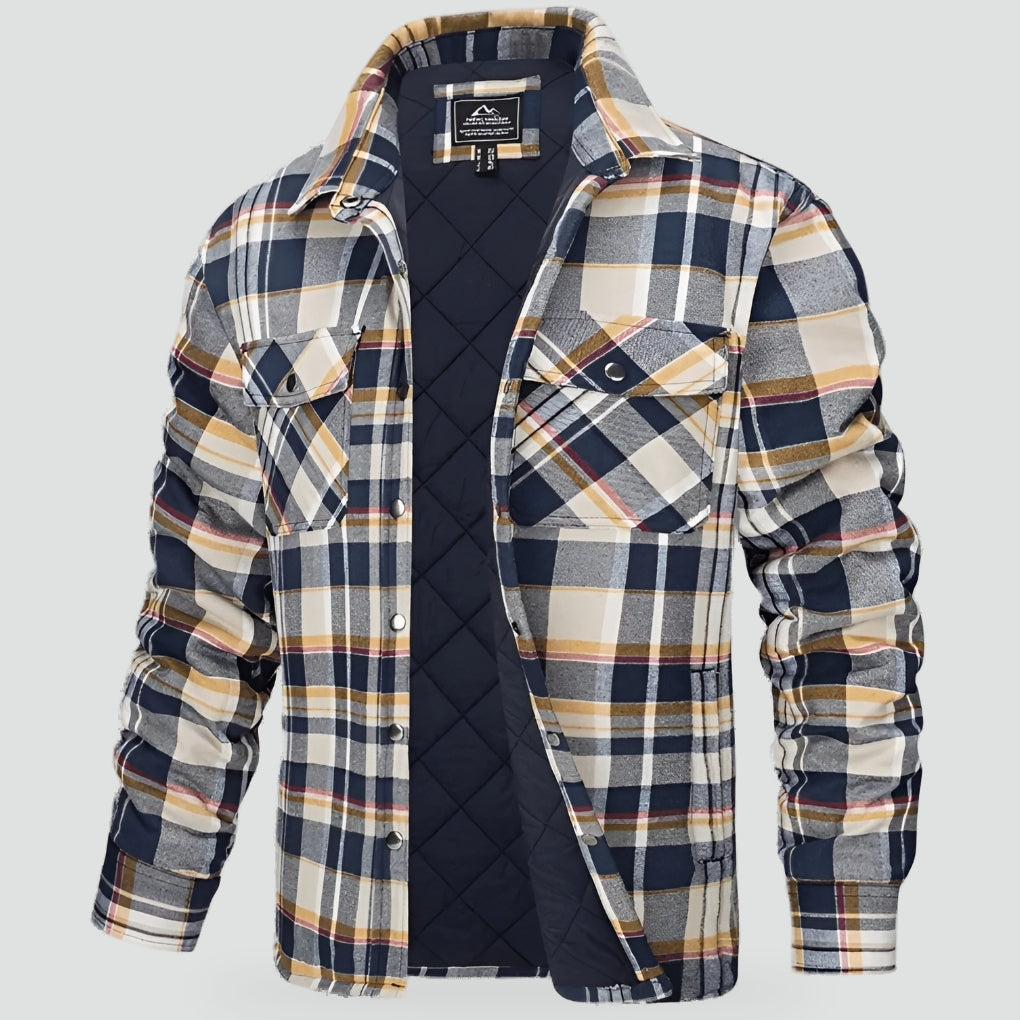 Geruit Flanel Heren Overhemd - Warm en Comfortabel