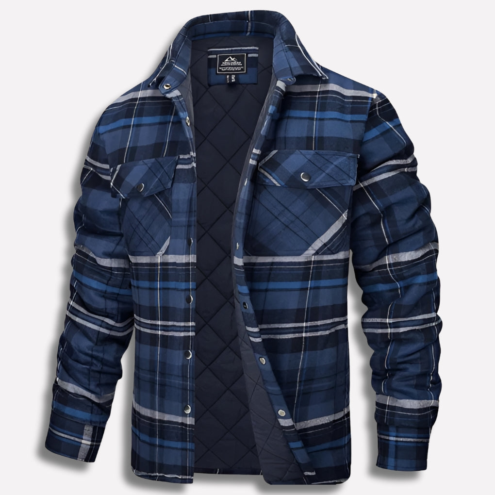Geruit Flanel Heren Overhemd - Warm en Comfortabel