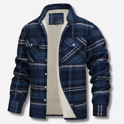 Geruit Flanel Heren Overhemd - Warm en Comfortabel