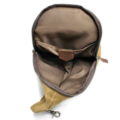 Waterdichte Canvas Schoudertas met Diefstalbeveiligingsvak – MultiWear