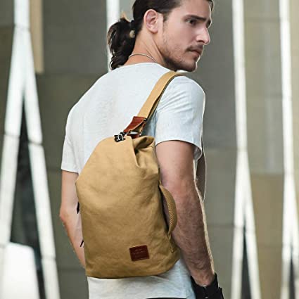 Waterdichte Canvas Schoudertas met Diefstalbeveiligingsvak – MultiWear