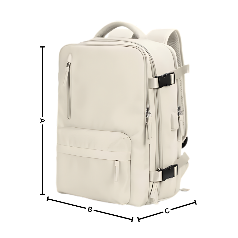 Norvo Waterdichte USB Rugzak – Reistas met Diefstalbeveiliging & Schoenenvak (35L)