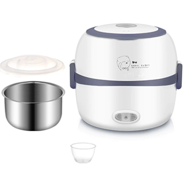 SteamMate Elektrische Lunchbox – Koken, Stomen & Warmhouden – 1L – 200W
