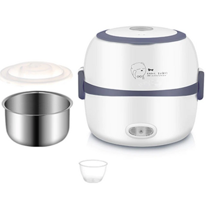 SteamMate Elektrische Lunchbox – Koken, Stomen & Warmhouden – 1L – 200W