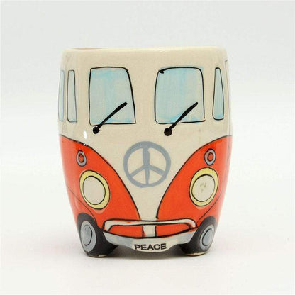 GroovyCup Camperbus Mok – Retro Keramieken Koffiemok 330ml