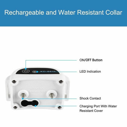 Draadloos Hondenhek Systeem – Oplaadbare Waterdichte Halsband voor Veilige Afbakening