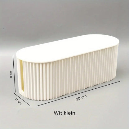 Bureaubox voor Kabelbeheer – Wit Organizer 30x11x13 cm
