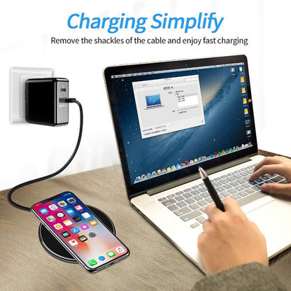 FDGAO 30W Snelle Draadloze Oplaadpad USB-C MagSafe - iPhone & Samsung