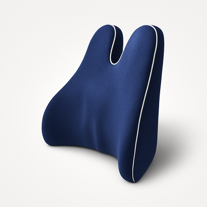 RugVorm Memory Foam Lendenkussen voor Stoel Auto en Kantoor